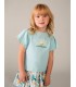 CAMISETA NIÑA CON APLIQUE MARCA MAYORAL