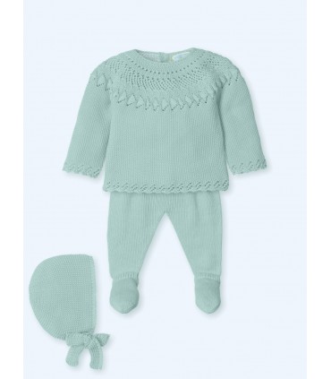 CONJUNTO BEBE TRES PIEZAS MARCA MAC ILUSION