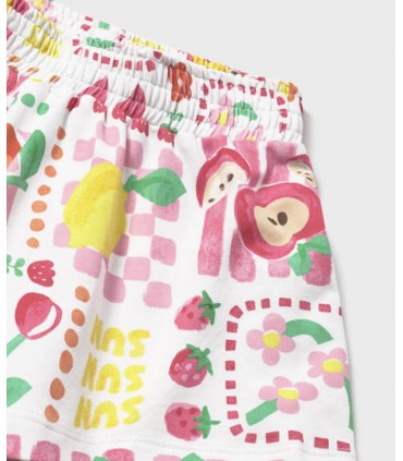 PANTALON CORTO PUNTO ESTAMPADO BEBE MARCA MAYORAL