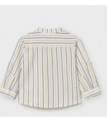CAMISA BEBE MANGA LARGA CUELLO MAO MARCA MAYORAL
