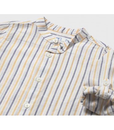 CAMISA BEBE MANGA LARGA CUELLO MAO MARCA MAYORAL