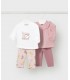 CONJUNTO BEBE CUATRO PIEZAS MARCA MAYORAL