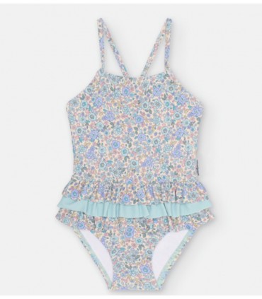 BAÑADOR NIÑA ESTAMPADO FLORES MARCA WATERLEMON