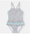 BAÑADOR NIÑA ESTAMPADO FLORES MARCA WATERLEMON