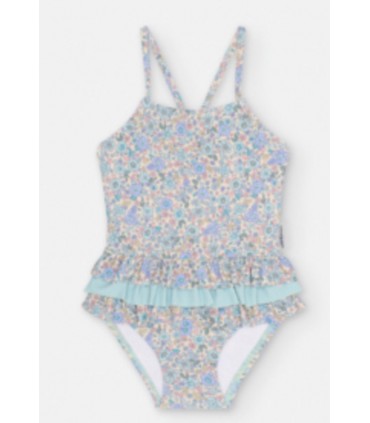BAÑADOR NIÑA ESTAMPADO FLORES MARCA WATERLEMON