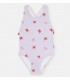 BAÑADOR NIÑA ESTAMPADO RAYAS Y CANGREJOS MARCA WATERLEMON