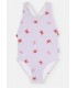 BAÑADOR NIÑA ESTAMPADO RAYAS Y CANGREJOS MARCA WATERLEMON