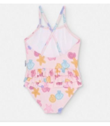 BAÑADOR NIÑA ESTAMPADO DE FONDO MARINO MARCA WATERLEMON