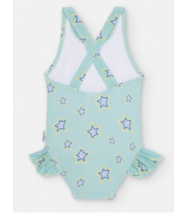 BAÑADOR NIÑA ESTAMPADO ESTRELLAS MULTICOLOR MARCA WATERLEMON