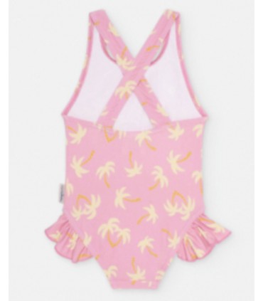 BAÑADOR NIÑA ESTAMPADO PALMERAS MARCA WATERLEMON