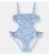 TRIKINI NIÑA ESTAMPADO FLORES MARCA WATERLEMON