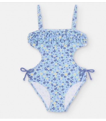 TRIKINI NIÑA ESTAMPADO FLORES MARCA WATERLEMON
