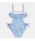 TRIKINI NIÑA ESTAMPADO FLORES MARCA WATERLEMON