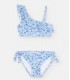 BIKINI  NIÑA ESTAMPADO FLORES MARCA WATERLEMON