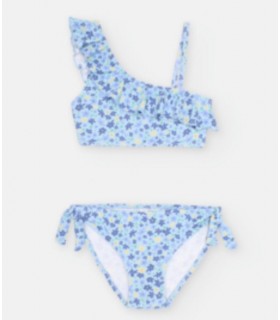 BIKINI  NIÑA ESTAMPADO FLORES MARCA WATERLEMON