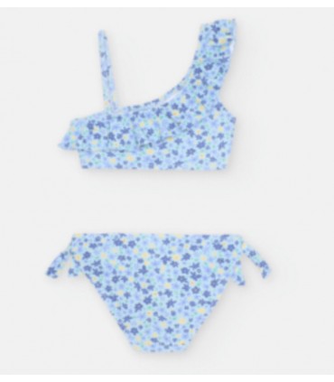 BIKINI  NIÑA ESTAMPADO FLORES MARCA WATERLEMON