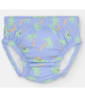 BRAGUITA PAÑAL BEBE ESTAMPADO DE PALMERAS MARCA WATERLEMON