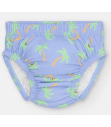 BRAGUITA PAÑAL BEBE ESTAMPADO DE PALMERAS MARCA WATERLEMON