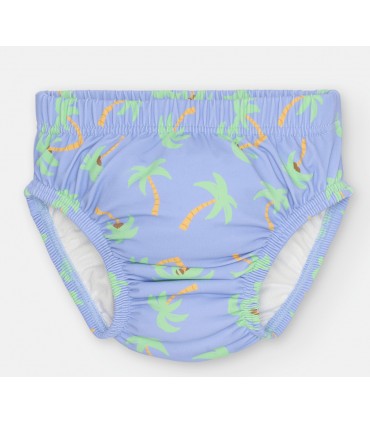 BRAGUITA PAÑAL BEBE ESTAMPADO DE PALMERAS MARCA WATERLEMON