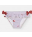 CULETIN NIÑA ESTAMPADO DE RAYAS Y CANGREJOS MARCA WATERLEMON