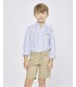 CAMISA CUELLO BOTON RAYAS LINO MARCA SPAGNOLO