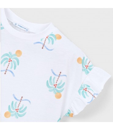 CAMISETA NIÑA ESTAMPADA MARCA MAYORAL