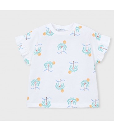 CAMISETA NIÑA ESTAMPADA MARCA MAYORAL