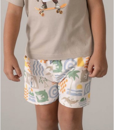 BAÑADOR BERMUDA NIÑO ESTAMPADO MARCA MAYORAL