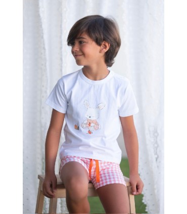 CONJUNTO NIÑO DOS PIEZAS MARCA MON PETIT BONBON
