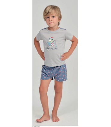 PIJAMA NIÑO CORTO MARCA DON ALGODON