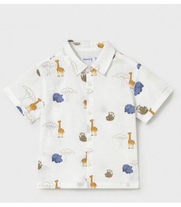 CAMISA ESTAMPADA ANIMALES BEBE MARCA MAYORAL