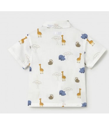 CAMISA ESTAMPADA ANIMALES BEBE MARCA MAYORAL