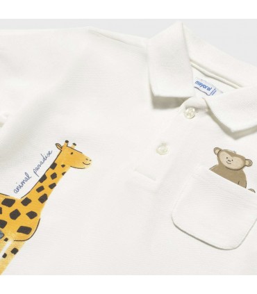 POLO BEBE ESTAMPADO ANIMAL MARCA MAYORAL