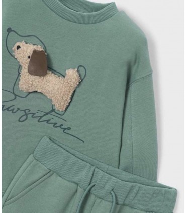 CHANDAL NIÑA APLIQUE PERRO MARCA MAYORAL