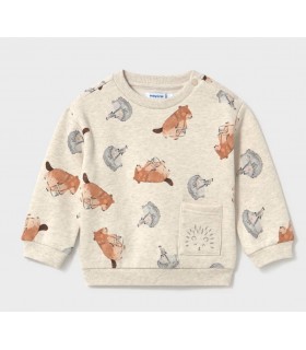 SUDADERA ANIMALITOS BOLSILLO BEBE MARCA MAYORAL