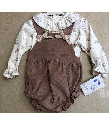 CONJUNTO PELELE Y BLUSA MARCA BABY-FERR
