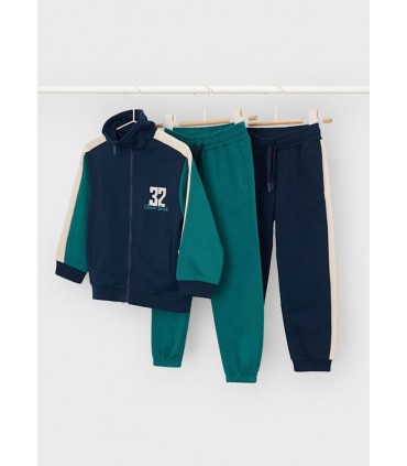 CHANDAL CON DOS PANTALONES CONTRASTE NIÑO MARCA MAYORAL