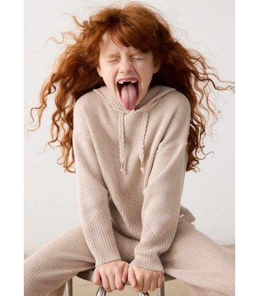 CONJUNTO PANTALON Y SUDADERA CAPUCHA NIÑA MARCA MAYORAL