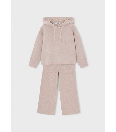 CONJUNTO PANTALON Y SUDADERA CAPUCHA NIÑA MARCA MAYORAL
