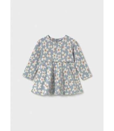 VESTIDO ESTAMPADO JACQUARD BEBE MARCA MAYORAL