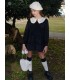 VESTIDO NIÑA CUELLO GUIPUR MARCA NEKENIA