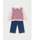 CONJUNTO PANTALON Y BLUSA CON CHALECO BEBE