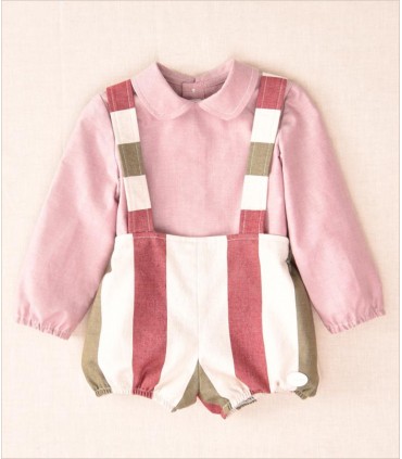 CONJUNTO RAYAS BEBE DOS PIEZAS MARCA COCOTE