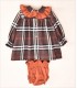 VESTIDO CUADROS BEBE DOS PIEZAS MARCA JOSE VARON