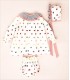 VESTIDO POMPON BEBE TRES PIEZAS MARCA JOSE VARON