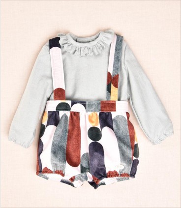 CONJUNTO BEBE TERCIOPELO MARCA JOSE VARON