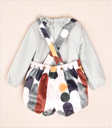 CONJUNTO BEBE TERCIOPELO MARCA JOSE VARON