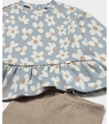 CONJUNTO BLUSA ESTAMPADA Y PANTALONES BEBE MARCA MAYORAL