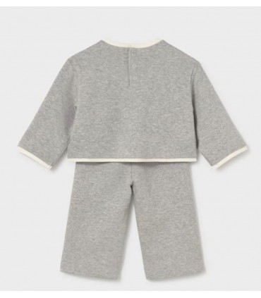 CONJUNTO PANTALONES Y JERSEY BORDADO BEBE MARCA MAYORAL