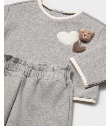 CONJUNTO PANTALONES Y JERSEY BORDADO BEBE MARCA MAYORAL
